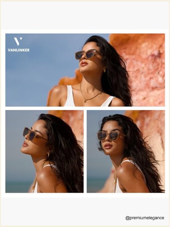 Hexagonal Trendy Polarized Sunglasses for Women main image 4